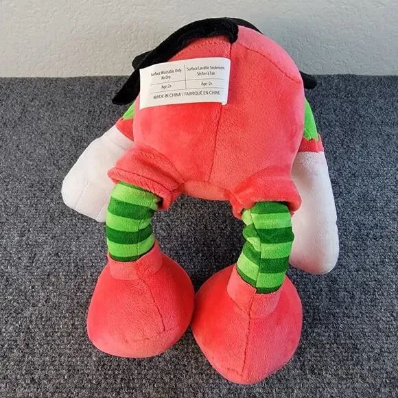 NWT Disney Mickey Mouse Elf Christmas Plush 19" Holiday Just Play Suspenders - Picture 6 of 10